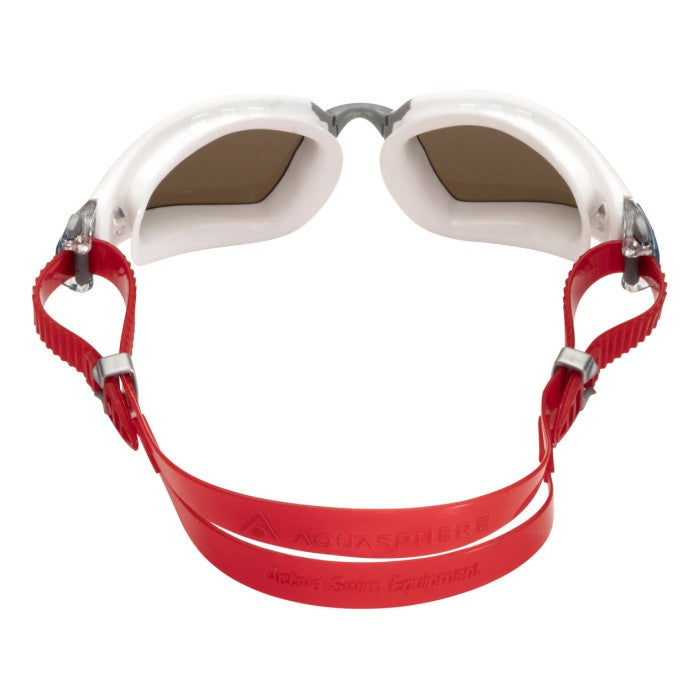 AQUASPHERE KAYENNE GOGGLES PRO WHITE/GREY LENS POLAR(197280)