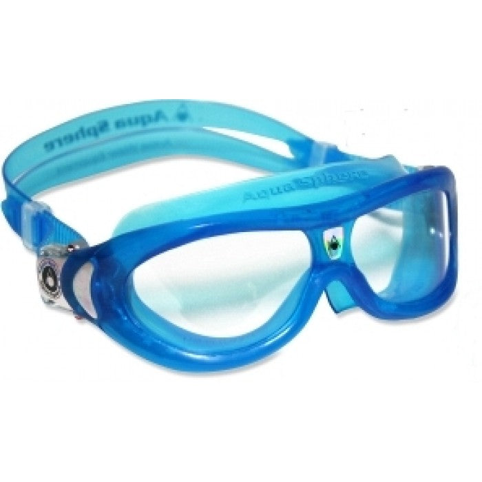 AQUASPHERE SEAL KIDS 2 (JNR) MASK - BLUE / LIME(197940 )