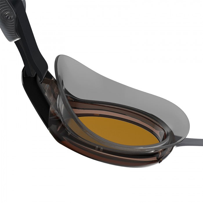 SPEEDO GOGGLES MARINER PRO MIRROR MENS BLACK/ORANGE