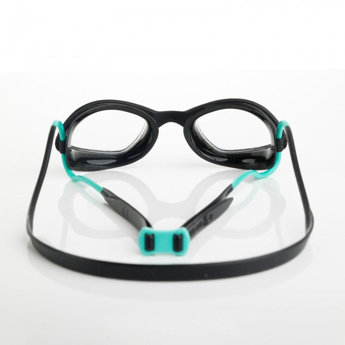 ZOGGS GOGGLES SNR TIGER BLACK TURQUOISE CLEAR (473323)