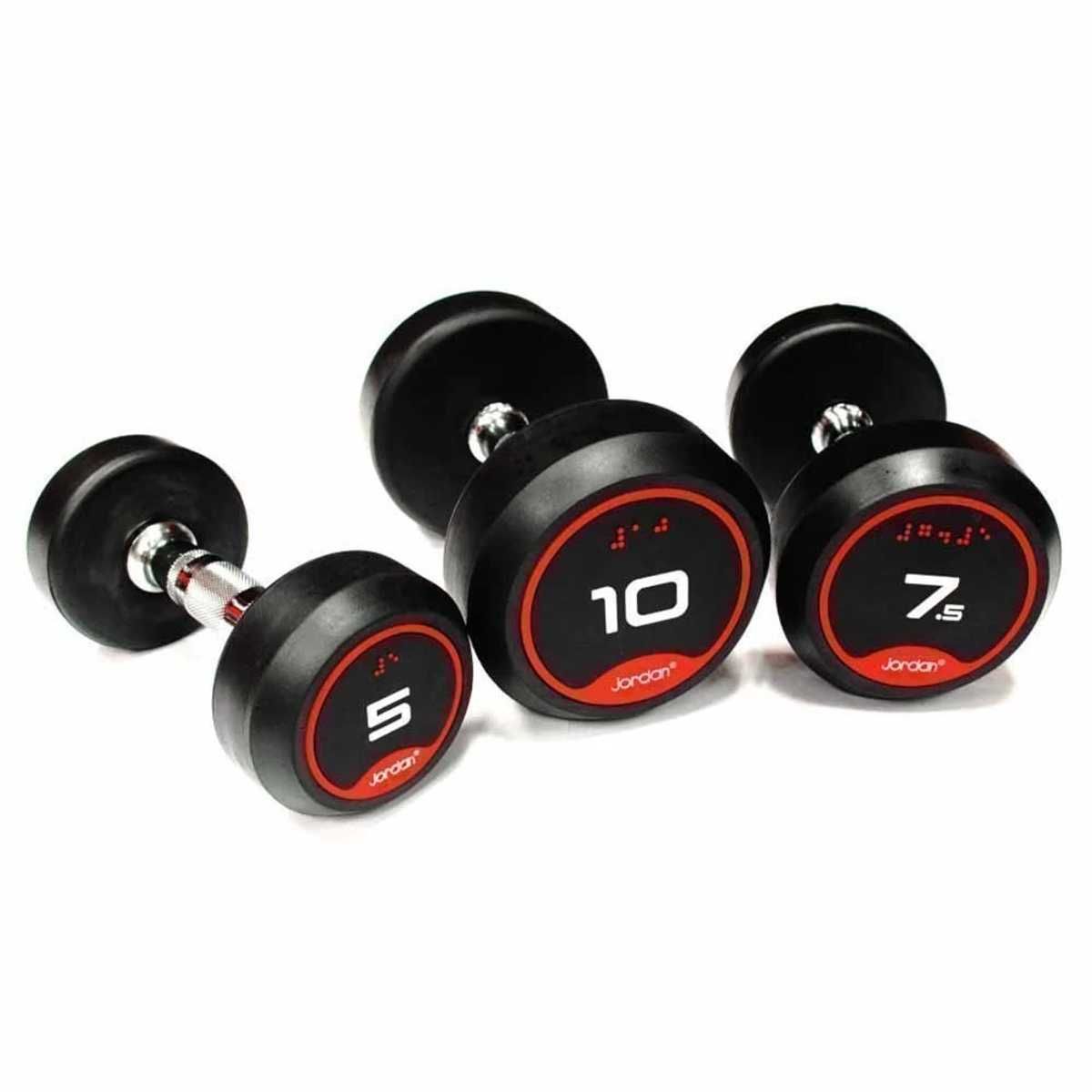 Jordan Classic Rubber Dumbbell Set