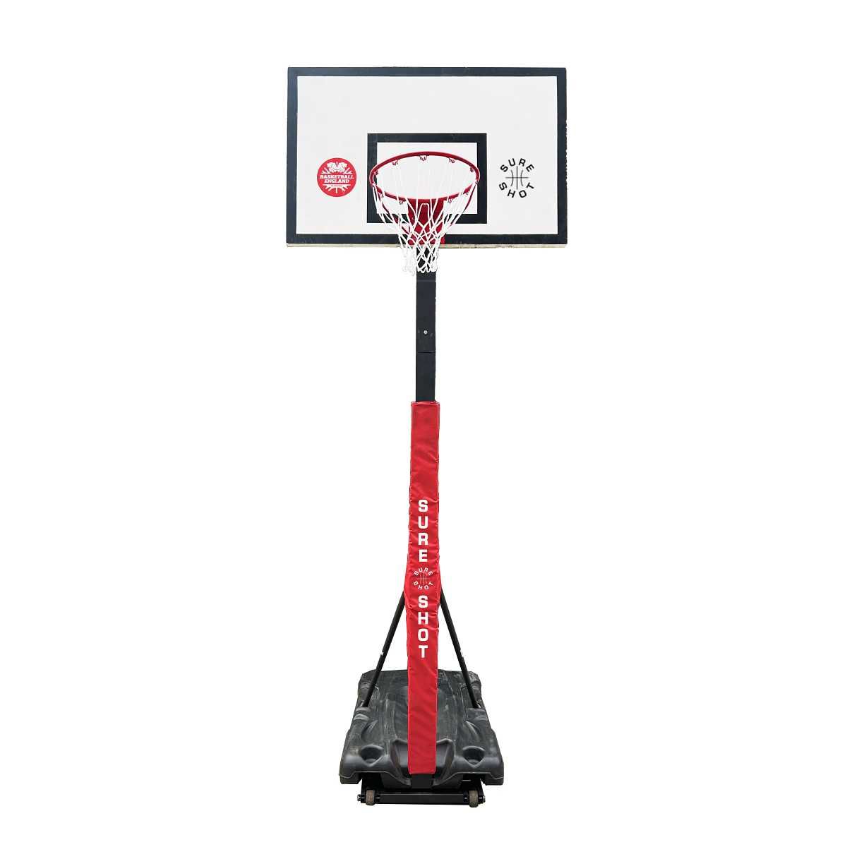 Sure Shot Heavy Duty Portable Basketball Unit with Rectangular Board