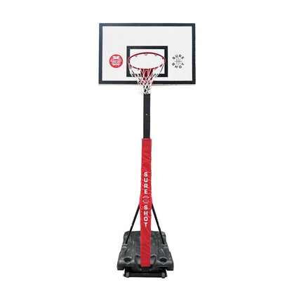 Sure Shot Heavy Duty Portable Basketball Unit with Rectangular Board