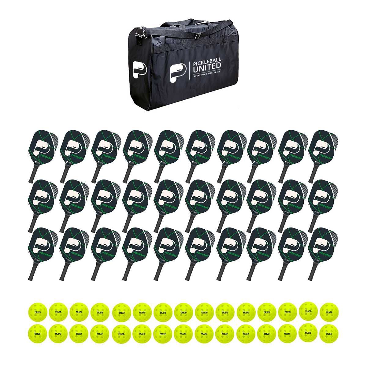 Pickleball United 30 Primary Paddle Education Pack Outdoor