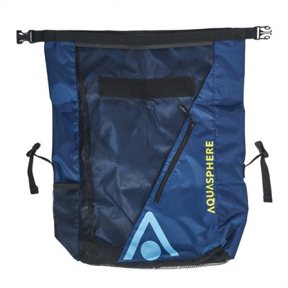 AQUASPHERE GEAR MESH BACKPACK 30L NAVY BLUE BLACK