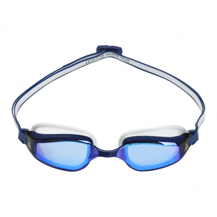 AQUASPHERE FASTLANE GOGGLES BLUE WHITE MIRROR (197600)