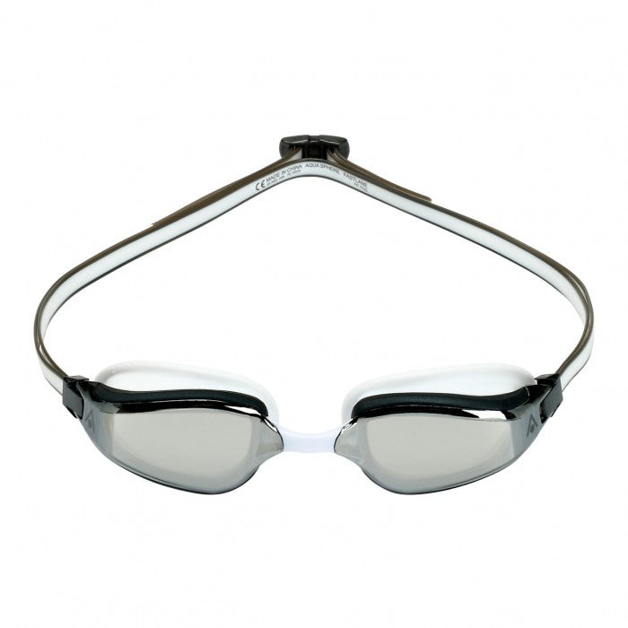 AQUASPHERE FASTLANE WHITE GREY LENS MIRROR SIL (197590)