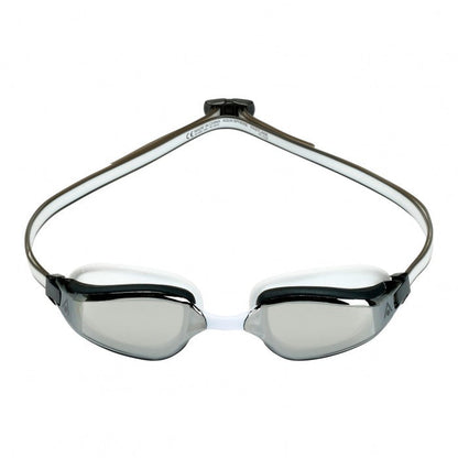 AQUASPHERE FASTLANE WHITE GREY LENS MIRROR SIL (197590)