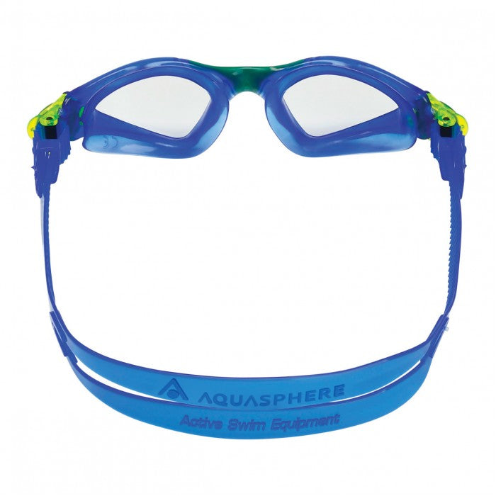 AQUASPHERE KAYENNE JNR BLUE/YELLOW LENS CLEAR(197180)