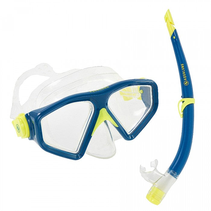 AQUASPHERE SATURN MASK & SNORKEL TRANS/BLUE