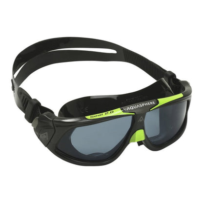 AQUASPHERE SEAL 2.0 A LIGHT BLK/GREEN/LENS DARK(197950)