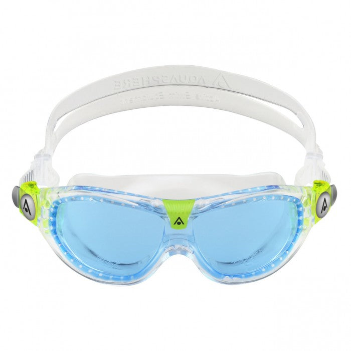 AQUASPHERE SEAL KIDS 2 TRANS/LIME/ LENSES BLUE (197880)