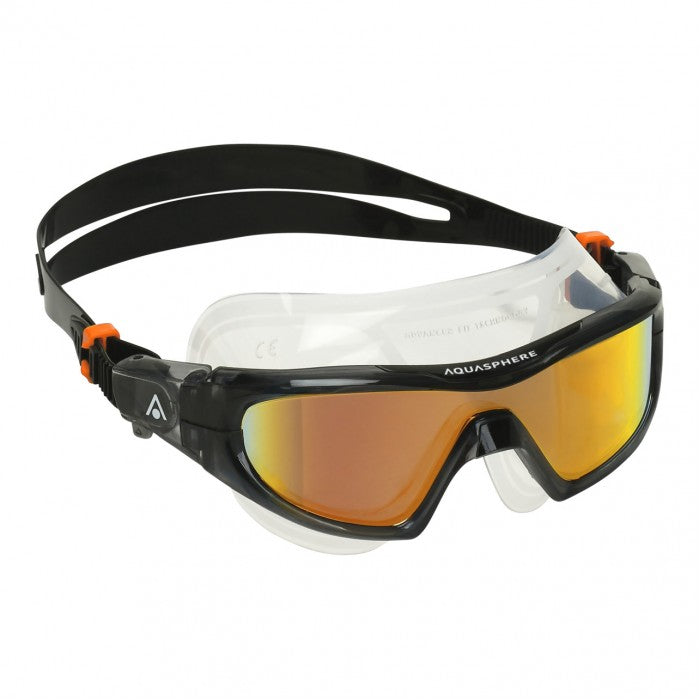 AQUASPHERE VISTA PRO D.GREY/BLACK LENS M.ORA(197860)