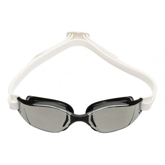 AQUASPHERE XCEED BLACK WHITE LENS MIRROR SILVER(197520)