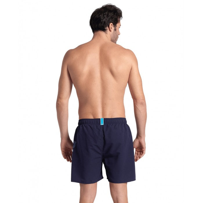 ARENA MENS FUNDAMENTAL SHORT NAVY/TURQUOISE