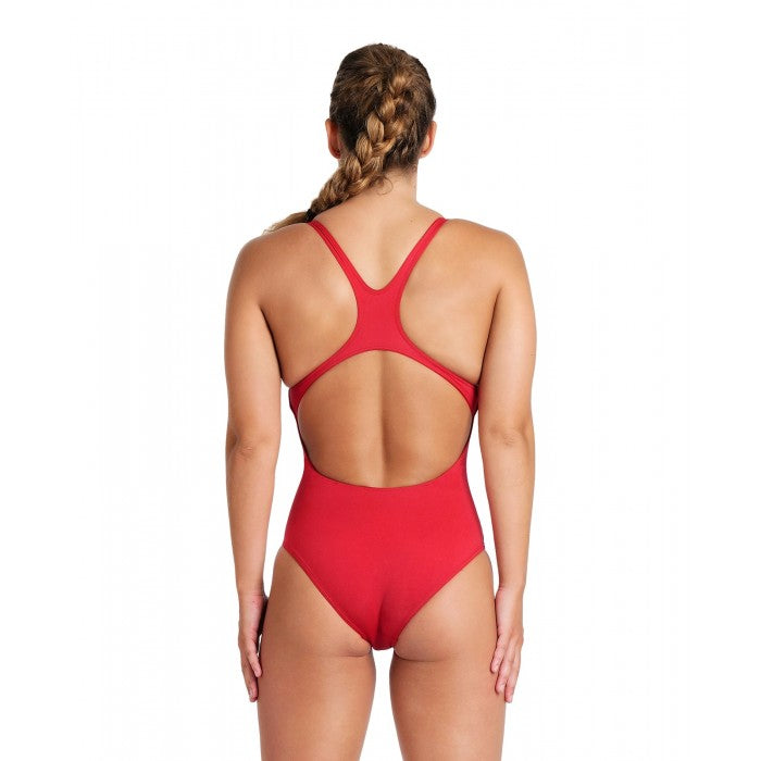 ARENA WOMENS SOLID PRO COSTUME - RED/WHITE