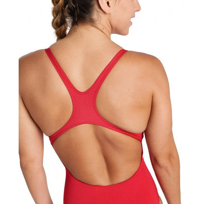 ARENA WOMENS SOLID PRO COSTUME - RED/WHITE