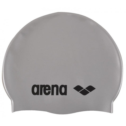 ARENA SWIM CLASSIC SILICONE CAP JUNIOR - SILVER