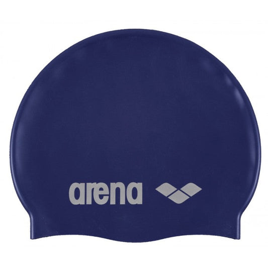 ARENA SWIM CLASSIC SILICONE CAP SENIOR - DENIM/SILVER