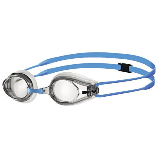ARENA SWIM GOGGLES TRACKS JUNIOR - CLEAR/CLEAR/BLUE
