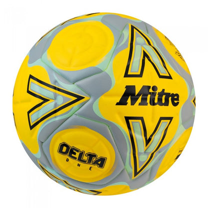 MITRE DELTA ONE FOOTBALL FLUO YELLOW SIZE 5