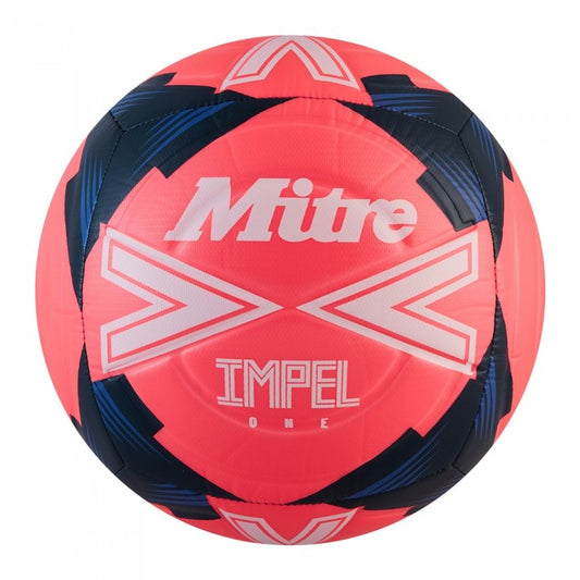 MITRE IMPEL ONE FOOTBALL PINK / WHITE / BLUE