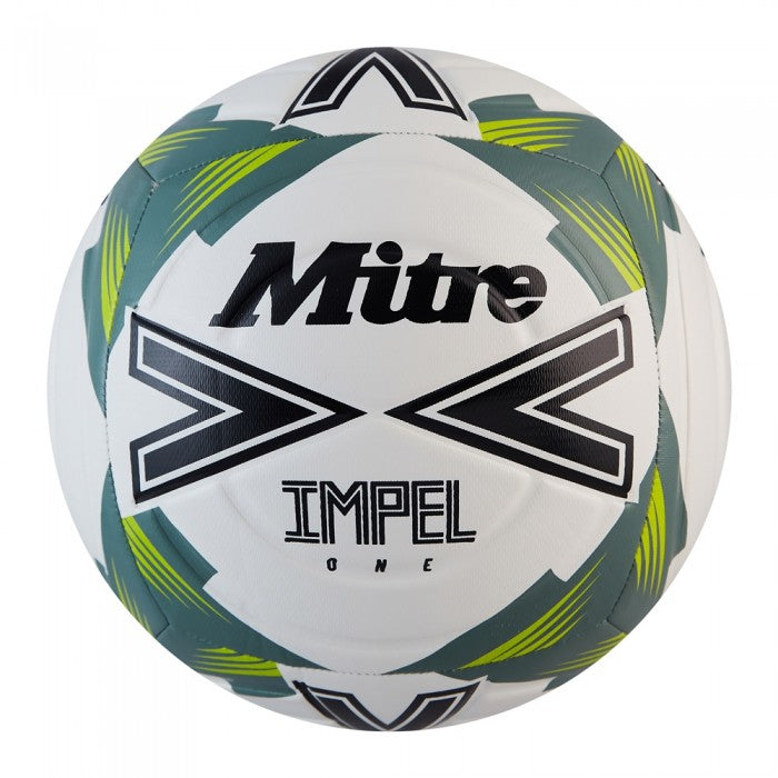 MITRE IMPEL ONE FOOTBALL WHITE /BLACK/ GREEN