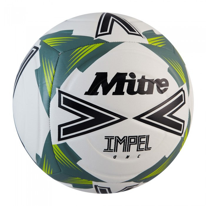MITRE IMPEL ONE FOOTBALL WHITE /BLACK/ GREEN