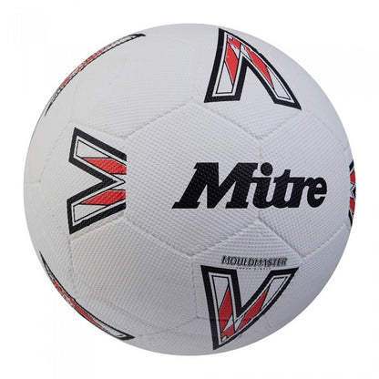 MITRE SUPER DIMPLE FOOTBALL WHITE / BLK / RED