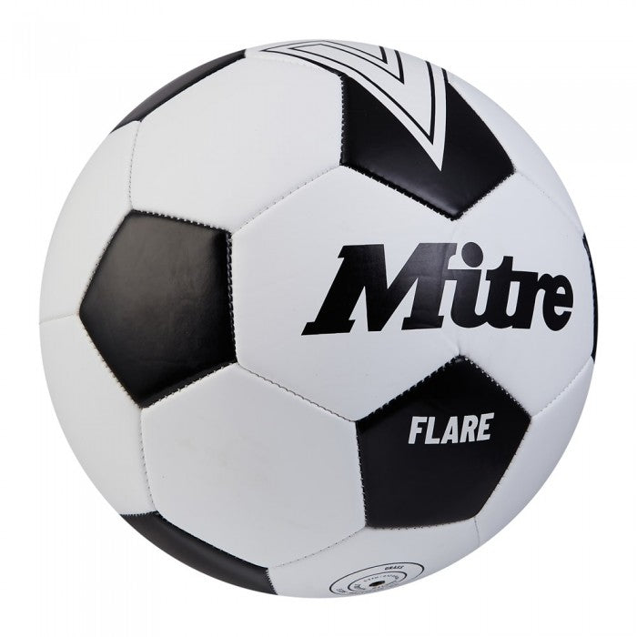 MITRE FLARE FOOTBALL WHITE / BLACK - SIZE 5