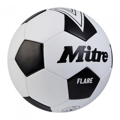 MITRE FLARE FOOTBALL WHITE / BLACK - SIZE 5