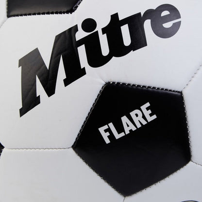 MITRE FLARE FOOTBALL WHITE / BLACK - SIZE 5