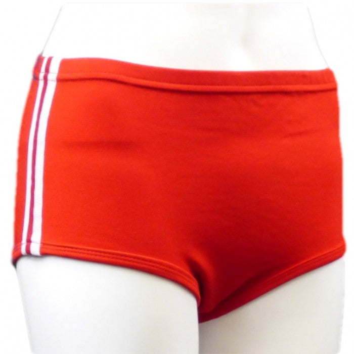 ATHLETIC BRIEFS SCARLET/WHT