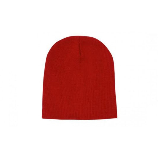 BEANIE HAT PLAIN RED
