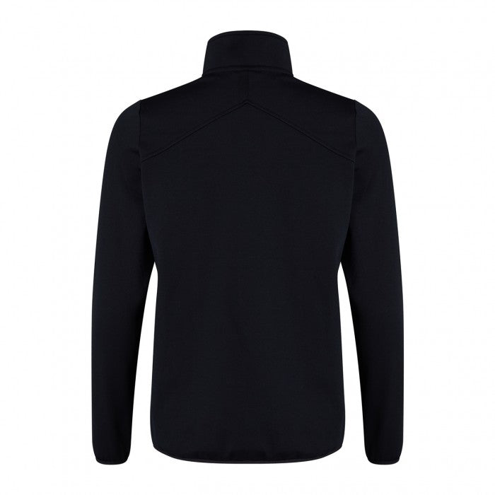 CANTERBURY MENS CLUB Q-ZIP MIDLAYER TRAINING TOP BLACK