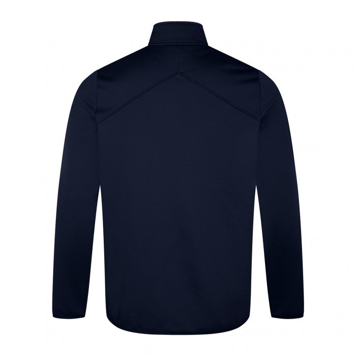 CANTERBURY MENS CLUB Q-ZIP MIDLAYER TRAINING TOP NAVY