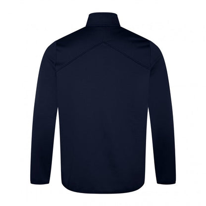 CANTERBURY MENS CLUB Q-ZIP MIDLAYER TRAINING TOP NAVY