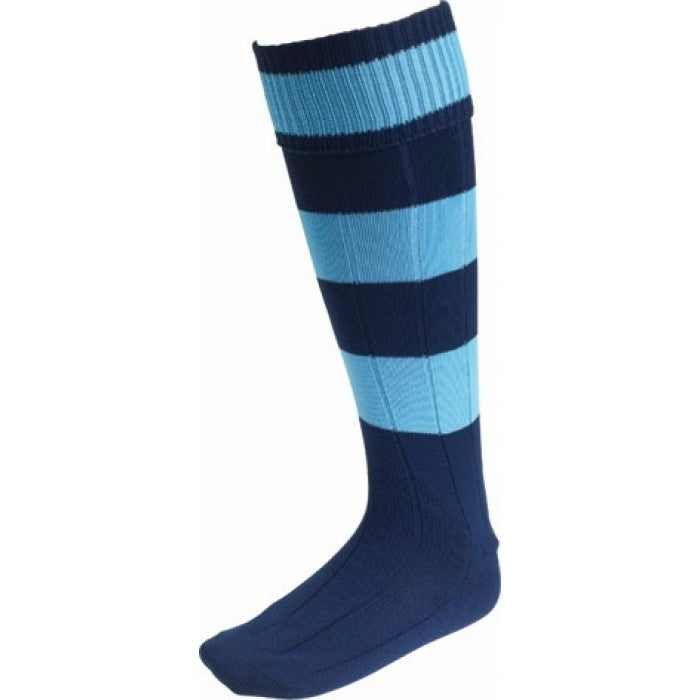 EURO SOCK NAVY/SKY HOOPS