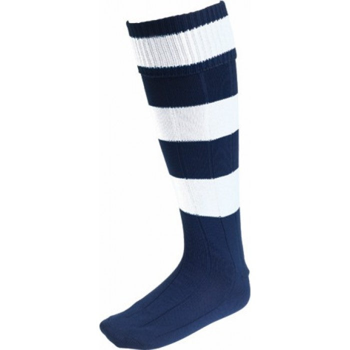 EUROSOCKS NAVY/WHITE HOOPS