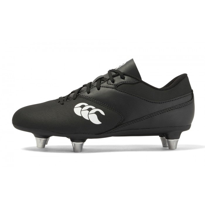 CANTERBURY PHOENIX RAZE SG RUGBY BOOT JNR BLACK/WHITE