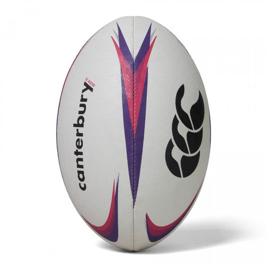 CANTERBURY MENTRE RUGBY BALL XU WHITE/VIOLET