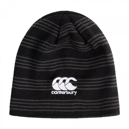 CANTERBURY BEANIE BLACK/WHITE