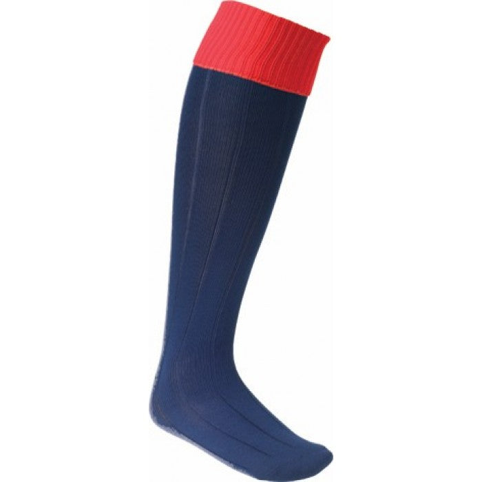 EURO SOCKS NAVY/RED TOT