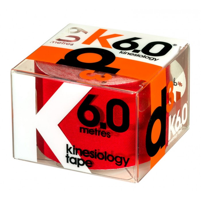 D3TAPE K6.0 K-TAPE 50MM X 6M RED