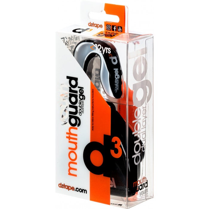 D3TAPE MOUTHGUARD BLACK/WHITE