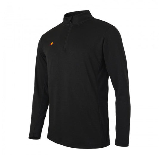 ELLESSE ROLBI 1/2 ZIP TOP BLACK