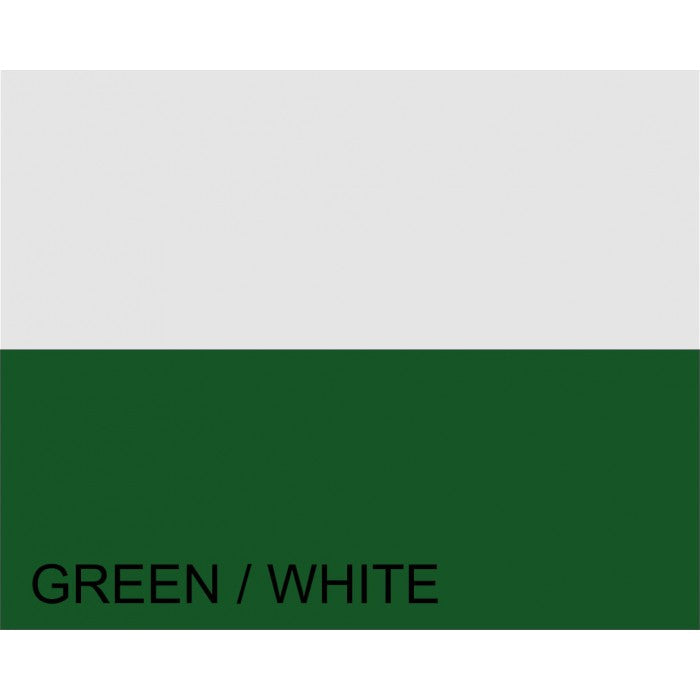 GREEN/WHITE CORNER POST FLAGS