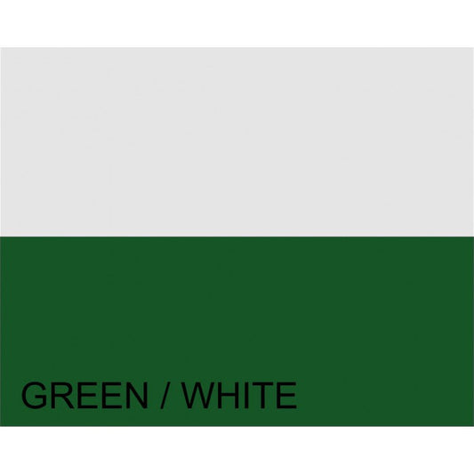 GREEN/WHITE CORNER POST FLAGS