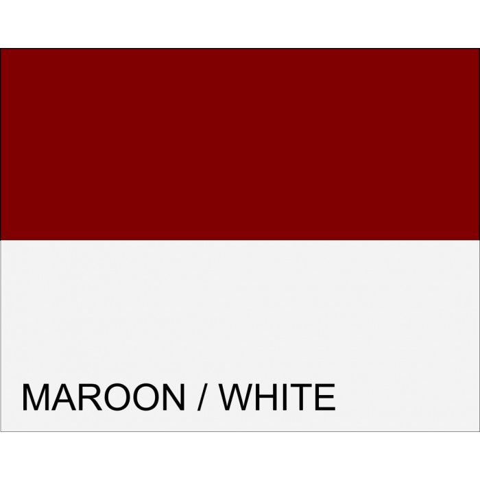 MAROON/WHITE CORNER POST FLAGS