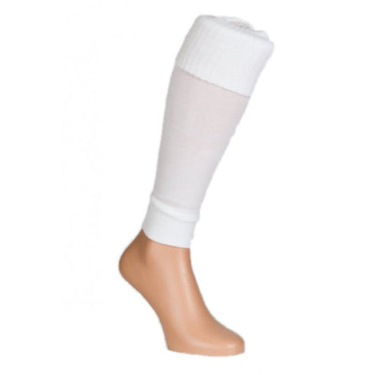 FOOTBALL LEG SOCKS WHITE (7-11) LARGE